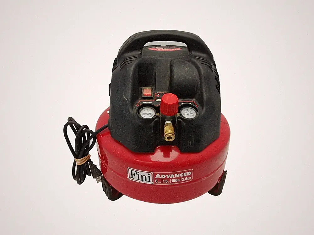 Fini 60L197H Advance 6 Gallon Pancake Air Compressor 150 psi 1.5 HP Portable