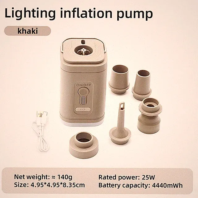 PACOONE Wireless Inflation Pump Portable Outdoor Mini Air Compressor Air Cushion